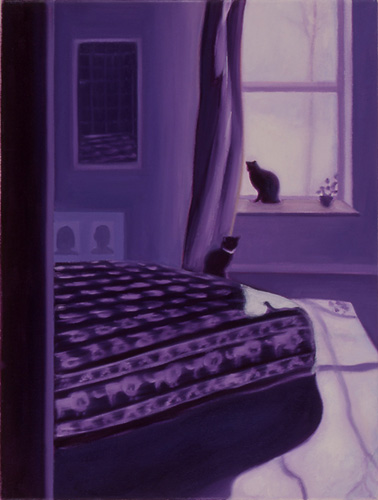 27 Broadway (Nr. 2), 2000, Öl auf Nessel, 40 x 30 cm