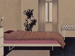 Mittlerestrasse 63 (Nr. 7), 2000, Öl auf Nessel, 75 x 100 cm