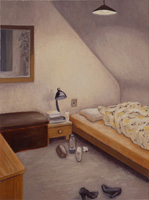 Mousonstrasse 4 (Nr. 10), 2001, Öl auf Nessel, 60 x 45 cm