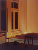 Wissmannstrasse 19 (Nr. 18), 2001, Öl auf Nessel, 40 x 30 cm