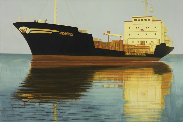 AR Rebeca - Russentanker 2, 2003, Öl auf Leinwand, 160 x 240 cm