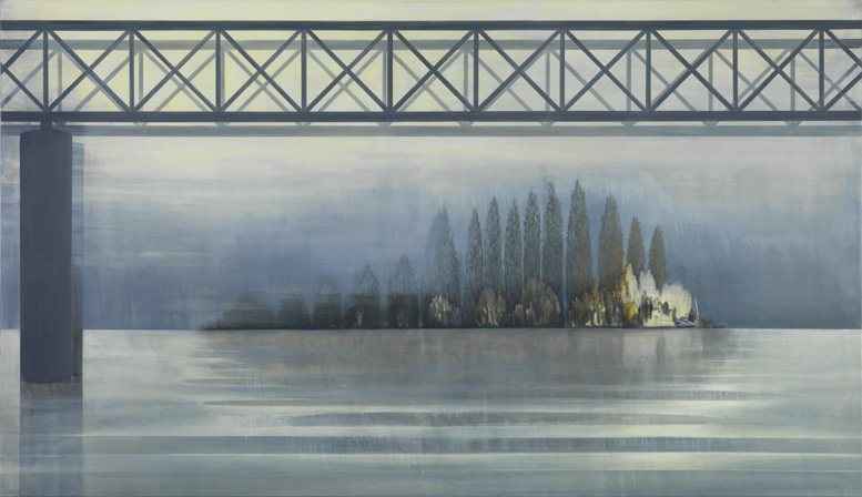 Brücke 1, 2005, Öl auf Leinwand, 115 x 200 cm