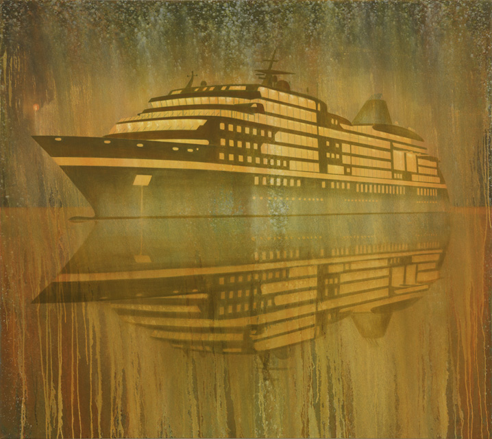 MS Europa 2, 2006, Öl auf Leinwand, 180 x 200 cm