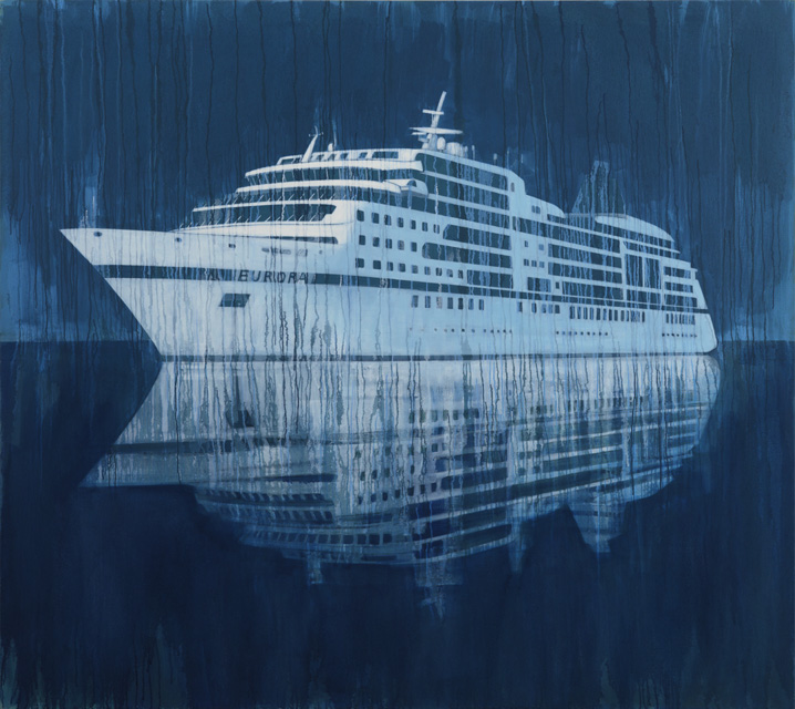 MS Europa 1, 2005, Öl auf Leinwand, 180 x 200 cm