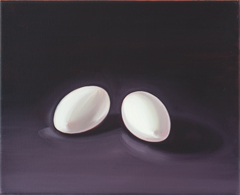 Von Socken und Seifen Nr. 22, 2012, Öl auf Leinwand, 24 x 30 cm