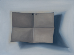 Von Socken und Seifen Nr. 30, 2012, Öl auf Leinwand, 24 x 32 cm