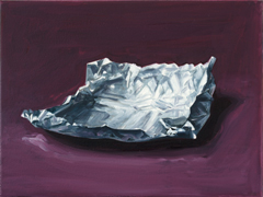 Von Socken und Seifen Nr. 40, 2012, Öl auf Leinwand, 40 x 50 cm